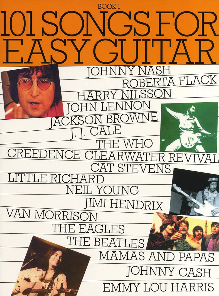 101 Songs for Easy Guitar Book 1 - Melody Line, Lyrics and Chords