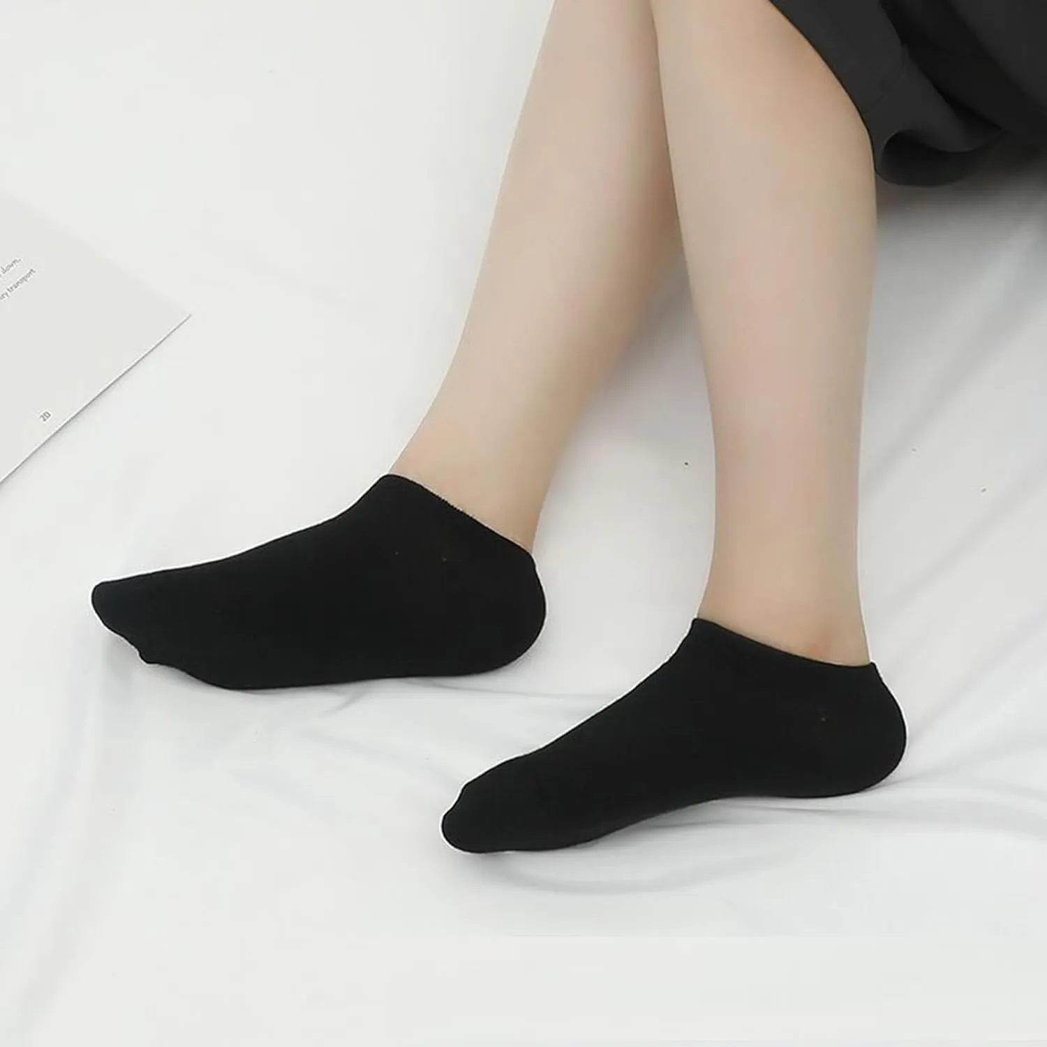 20 Pairs Low Cut Ankle Socks for Women No Show Casual Breathable Athletic Socks Bulk for Sport