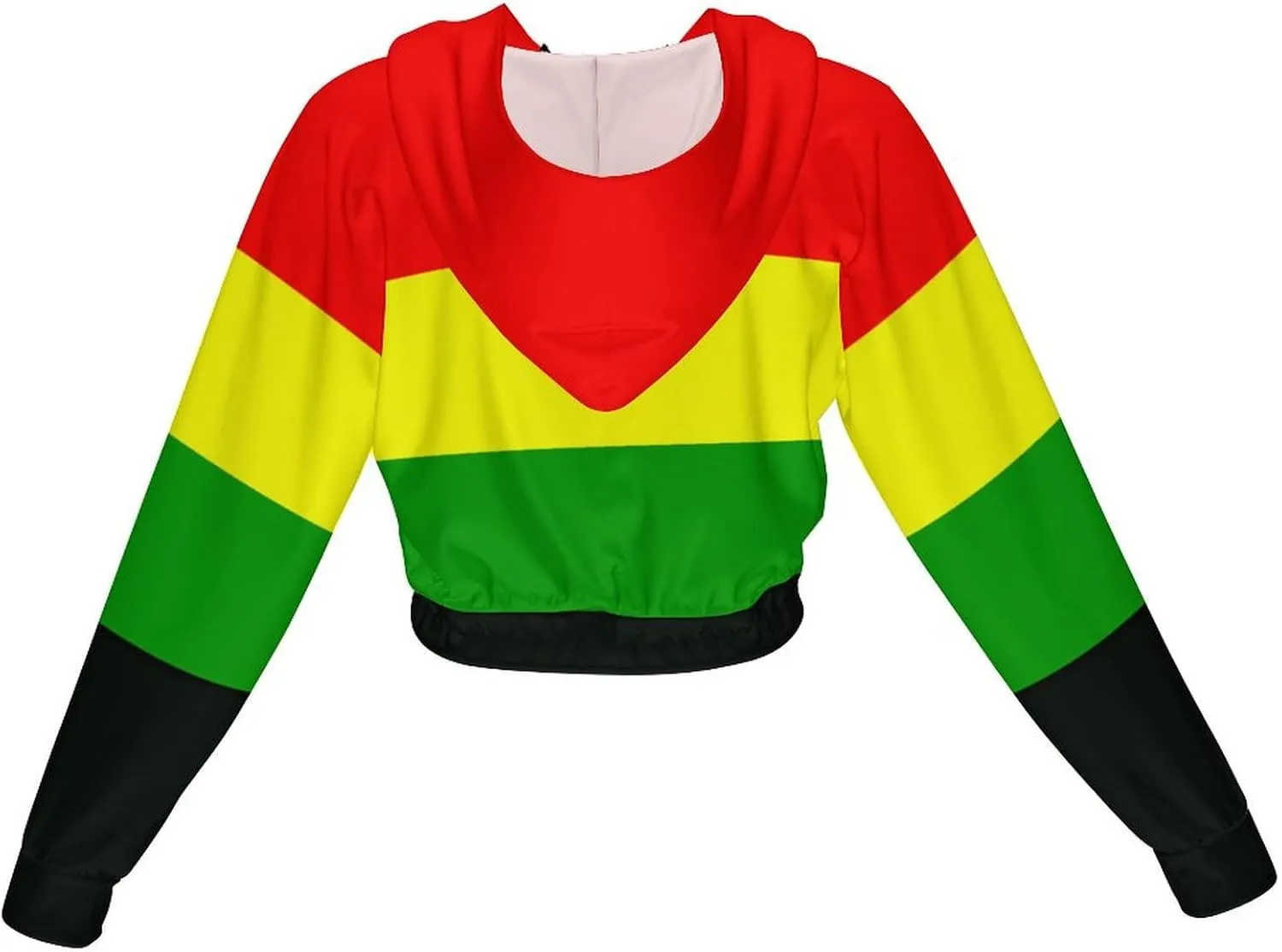 Albanian Flag Hoodies for Women Cute Full Zip Up Cropped Sweatshirts Jackets Casual Comfy Gym Tops Fall Winter
