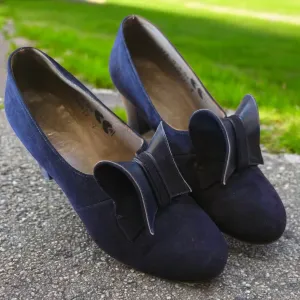 Blue Vintage 1940s Shoes 4