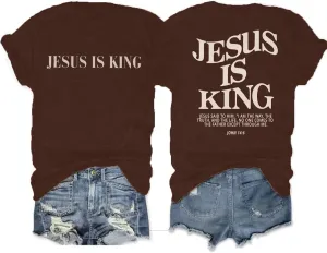 Christian Oversized Shirts for Women Jesus God Shirt Faith Tees Bible Verse T-Shirt Religious Inspirational Tops