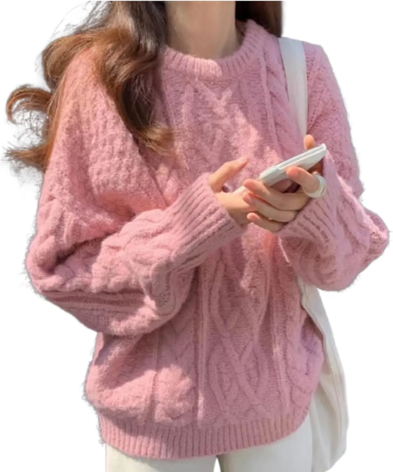 Chunky Sweater Women Cable Knit Sweater Oversized Sweaters Y2k Winter Fall Sweater Trendy 2024