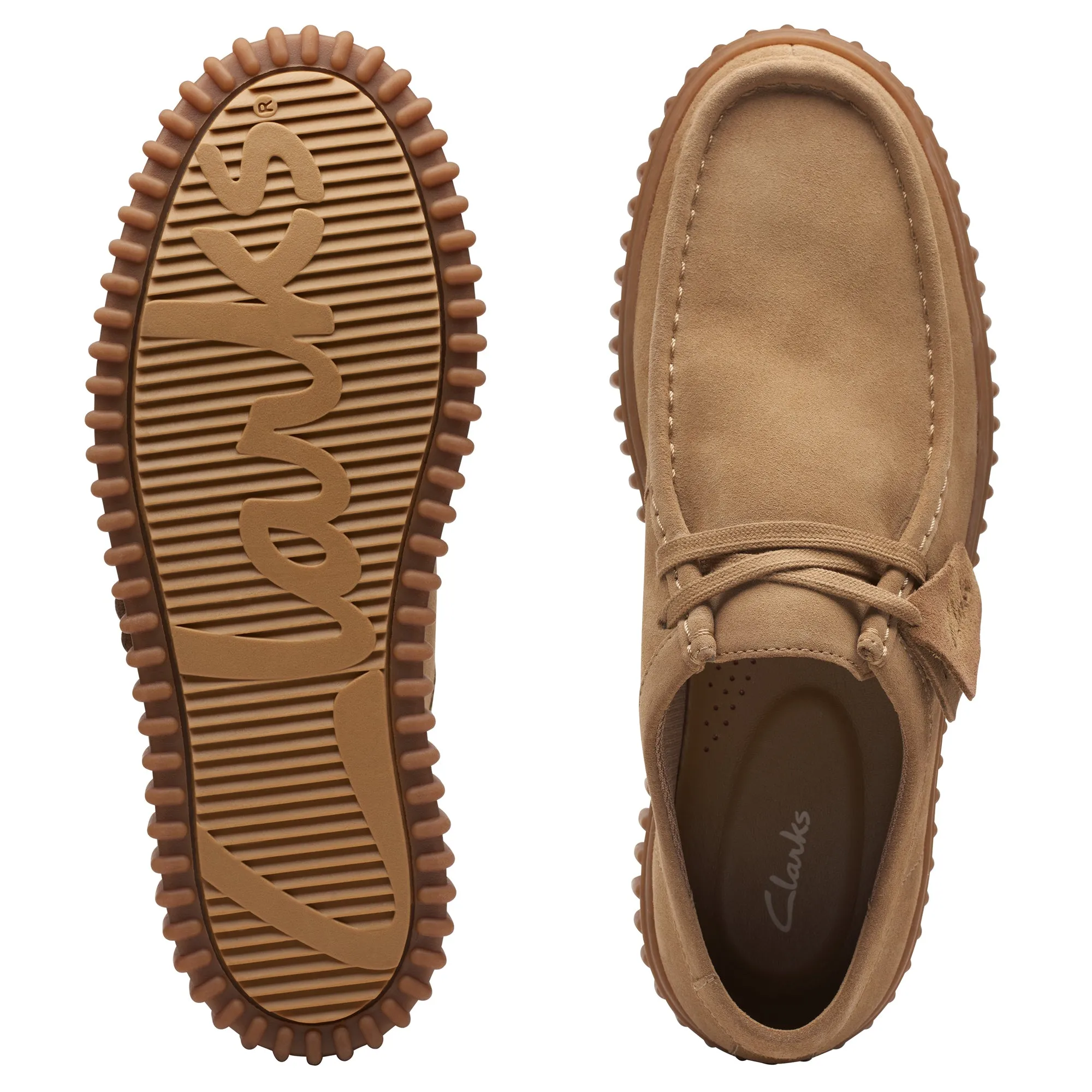 Clarks Originals Torhill Lo Suede Shoes Dark Sand