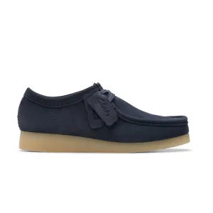 Clarks Originals Wallabee Evo Suede Shoes Navy