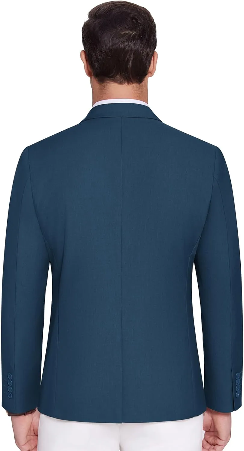 COOFANDY Men's Casual Blazer Lightweight Sport Coats Two Buttons Slim Fit Suit Jacket for Business Wedding Dress