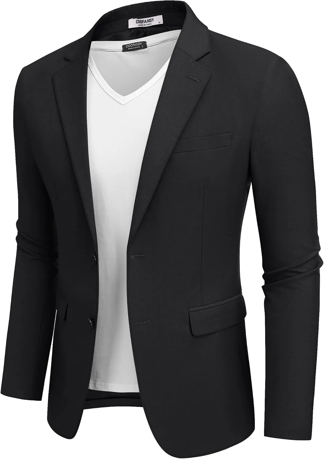 COOFANDY Men's Casual Blazer Lightweight Sport Coats Two Buttons Slim Fit Suit Jacket for Business Wedding Dress