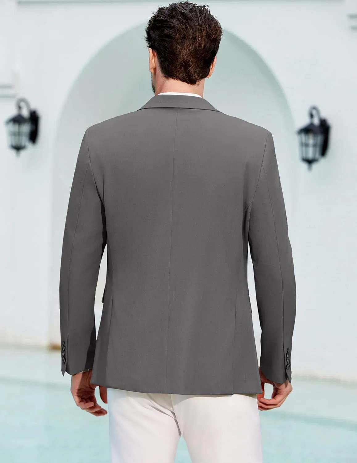 COOFANDY Men's Casual Blazer Regular Fit Lightweight Sport Coats One Button Suit Jacket Dress Blazer Jackets