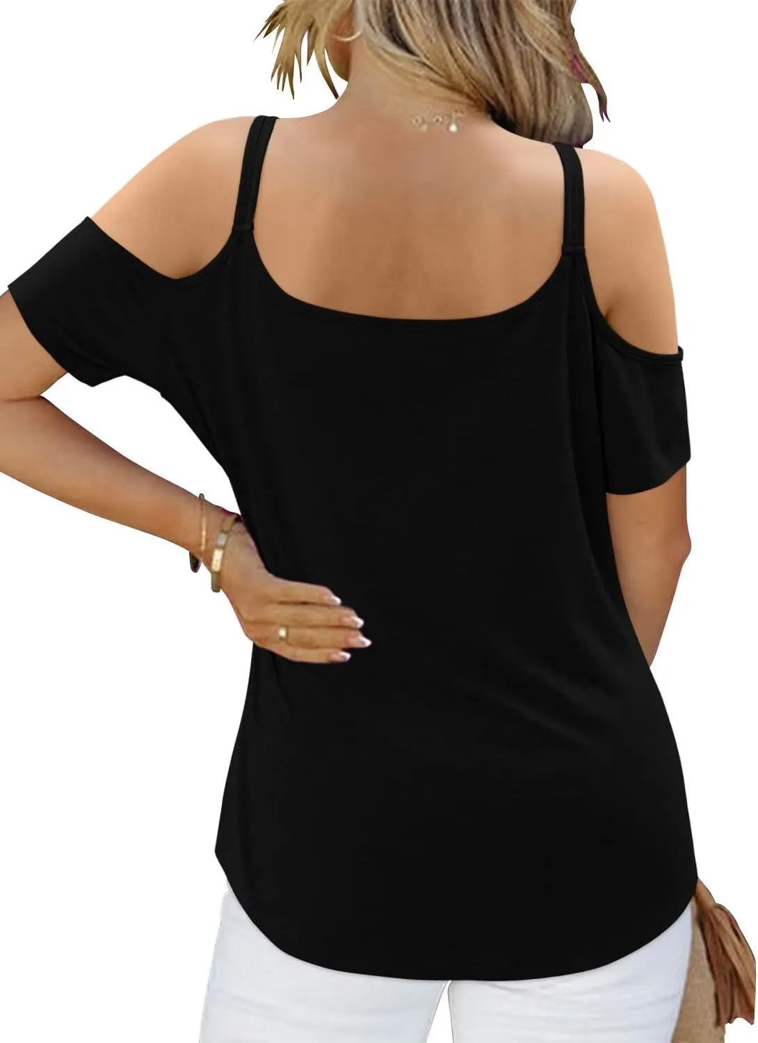 CRAZY GRID Women's T-Shirt Short Sleeve V-Neck Tops 2025 Summer Graphic Trendy Casual Comfy Tshirts