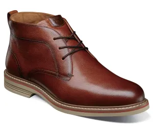 Florsheim Men's Norwalk Plain Toe Chukka Boot Cognac