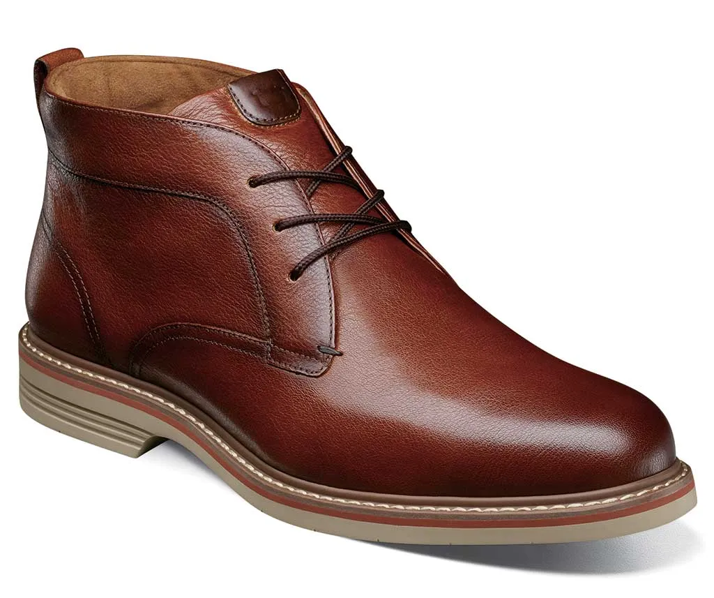 Florsheim Men's Norwalk Plain Toe Chukka Boot Cognac