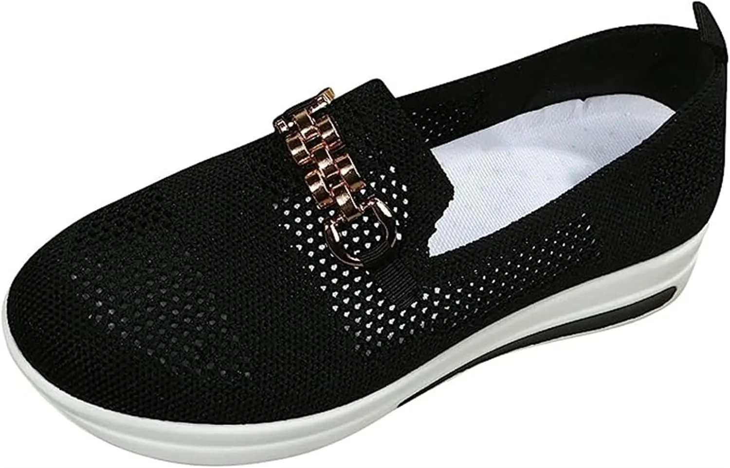 Ladmiple Tennis Shoes Womens Slip Ons Lightweight Breathable Walking Athletic Casual Sneakers for Running Gym Workout
