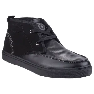 Lambretta CHUKKA Boys Ankle Boots Black