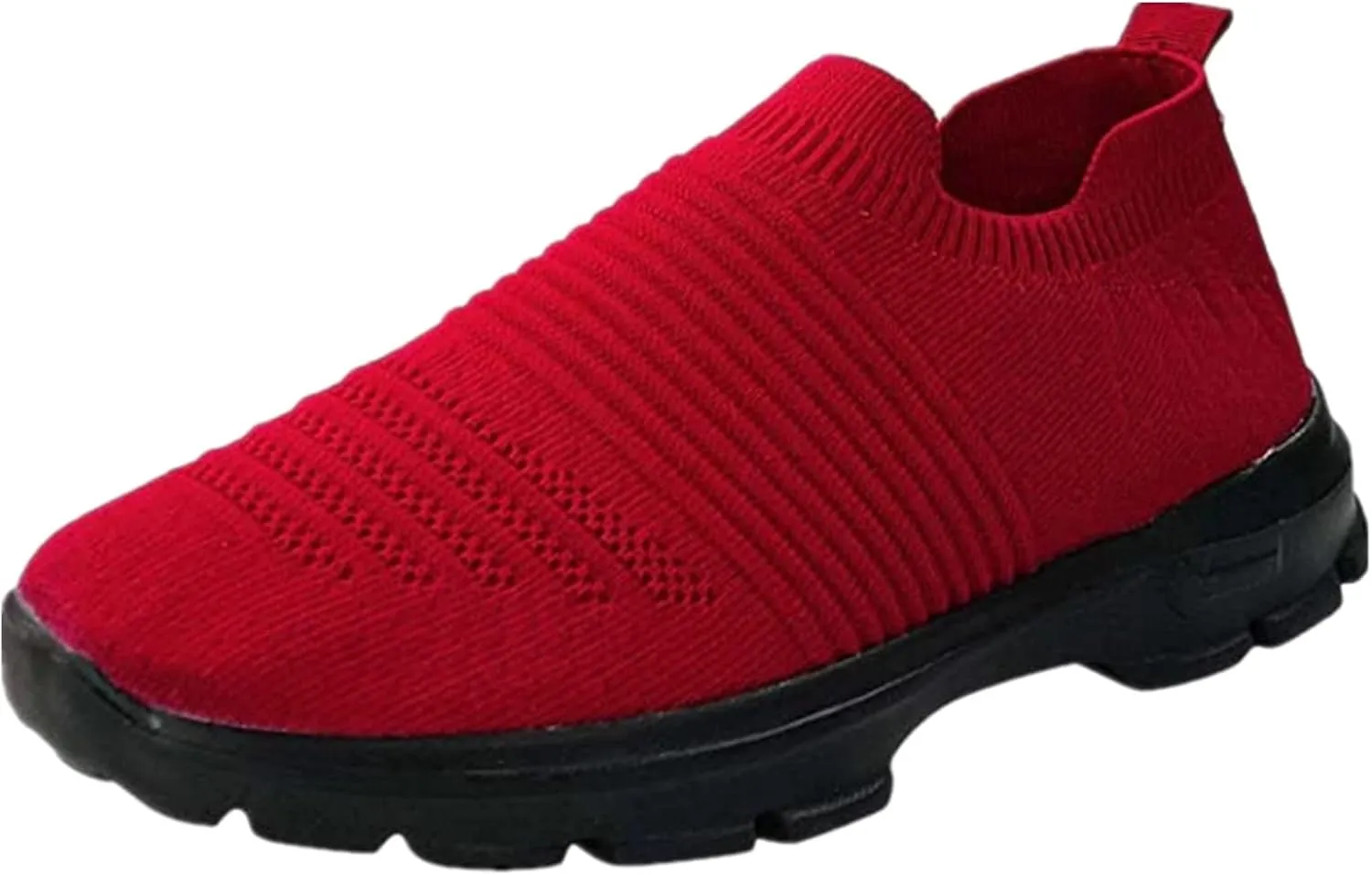 Lausiuoe Sneakers For Women Walking Shoes Comfortable Fashion Lightweight Casual Mesh Slip On Sneakers for Running Gym