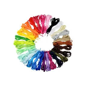Marrywindix 29 Pairs 47" Flat Colourful Athletic Shoe Laces for Sneakers Skate Shoes Boots Sport Shoes (29 colors)