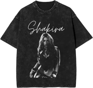 Men Women Unisex Vintage Oversized Drop Shoulder Short Sleeve T-Shirts Cool Shirts Tops