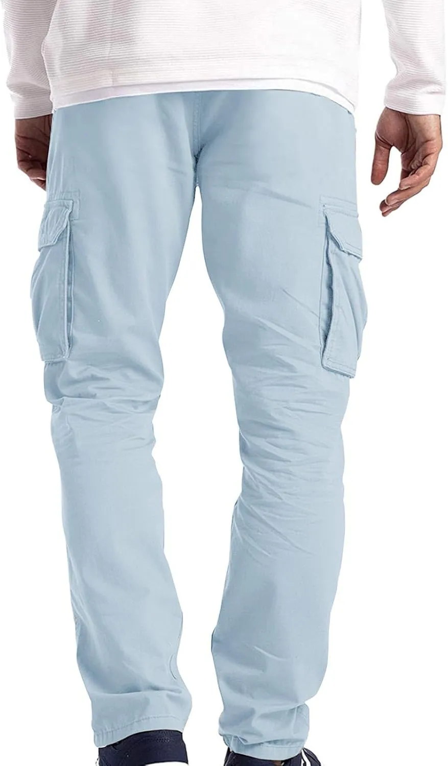 Mens Workout Pants Stretch Jogging Quick Dry Loose Breathable Sweatpants Business Trousers Gym Running Pants