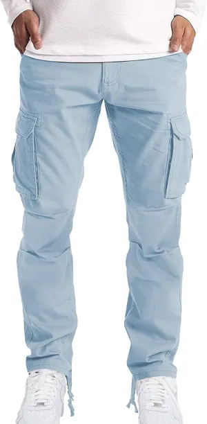 Mens Workout Pants Stretch Jogging Quick Dry Loose Breathable Sweatpants Business Trousers Gym Running Pants