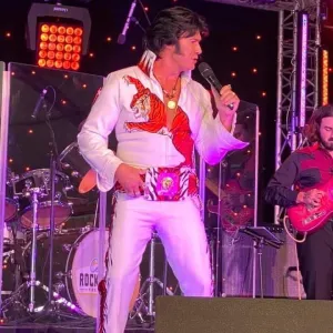 Mike Cole as Elvis - Elvis Presley Impersonator - Auckland