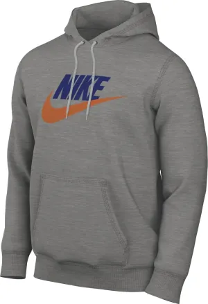 Nike Club Fleece Men's Pullover Hoodie (FN3104-063, Dark Grey Heather/Light Smoke Grey/) Size Medium