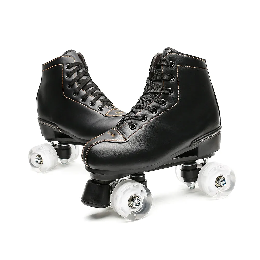 Outdoor Quad Rink Skates Adult Youth Artistic Derby Roller Skate Boots