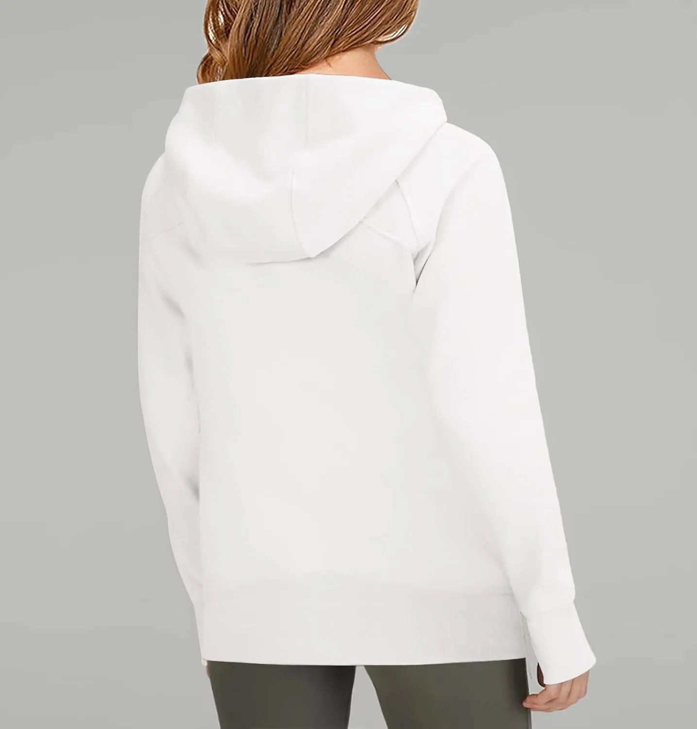 rrhss Girls Zip Up Hoodies Sweatshirts Long Sleeve Thumb Hole Pullover Tops with Pockets 5-14 Years, Runs Small