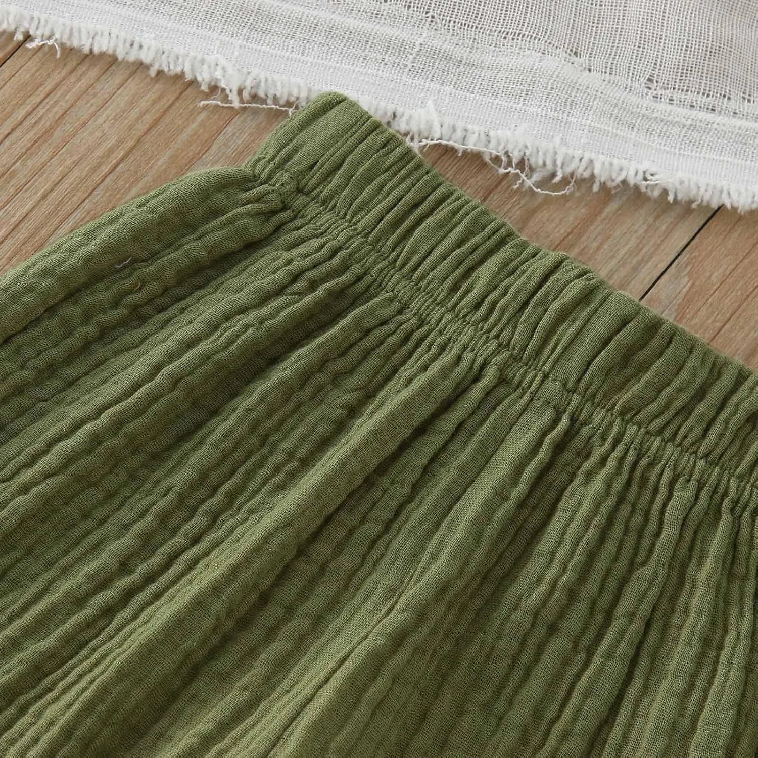 Toddler Girls Cotton Pants Elastic Waist Solid Color Bloomers Trousers Kids Casual Summer Jogging Sweatpants
