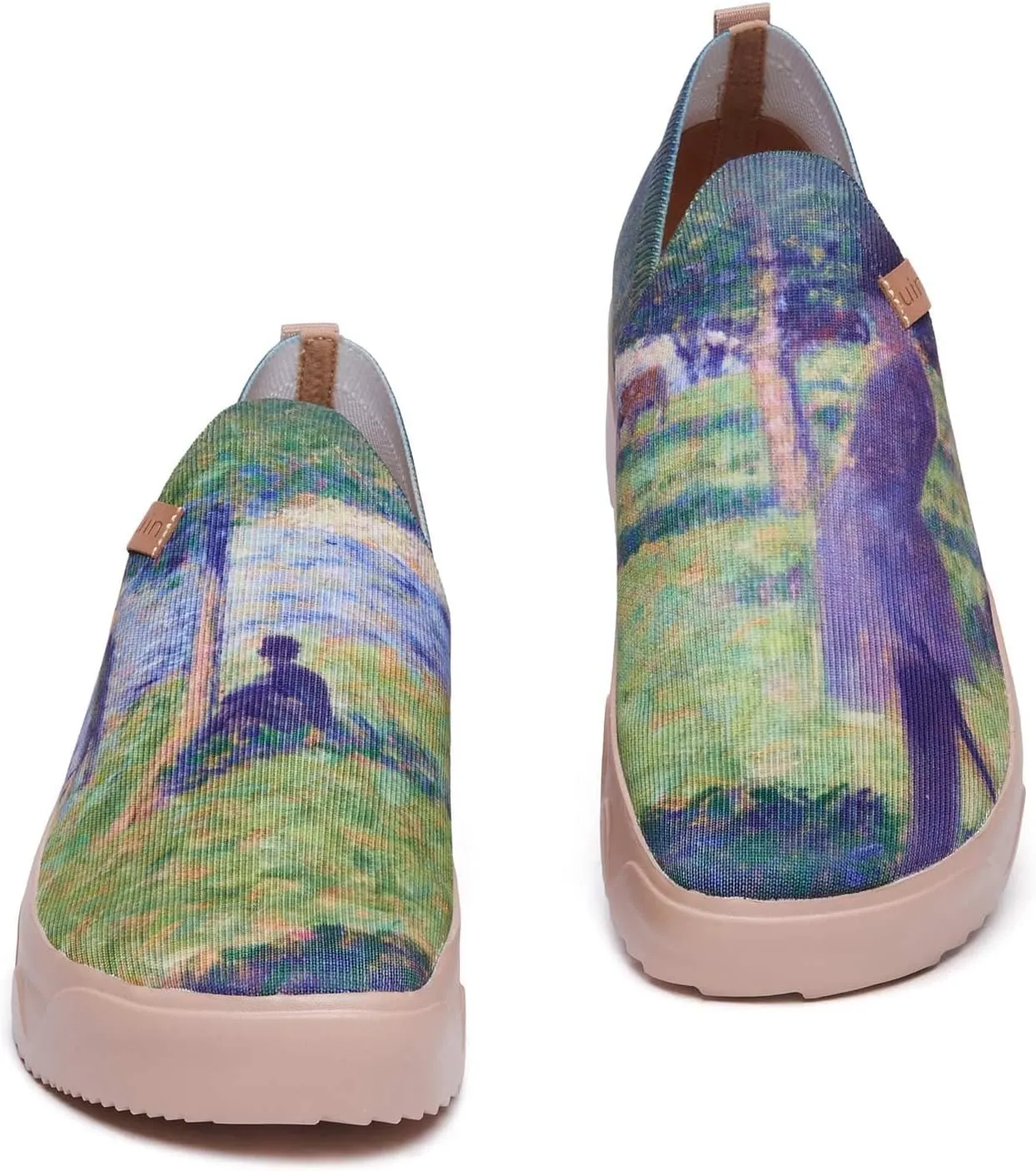 UIN Men's Casual Loafers Slip Ons Comfortable Art Painted Travel Fashion Sneakers Fuerteventura