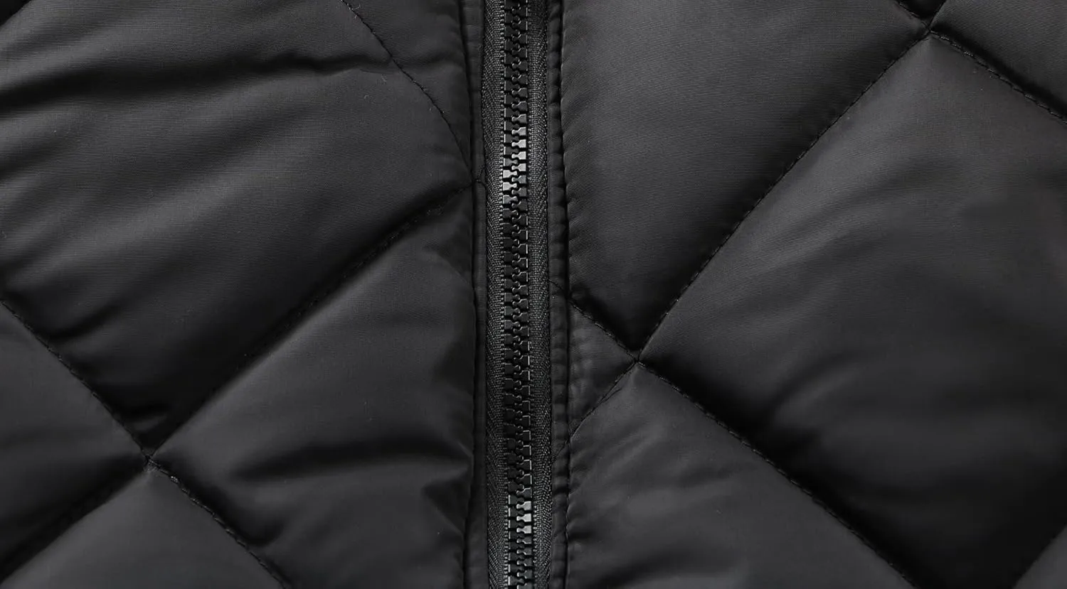utcoco Mens Quilted Jacket Stand Collar Zip Up Casual Lightweight Down Jacket Winter Coat
