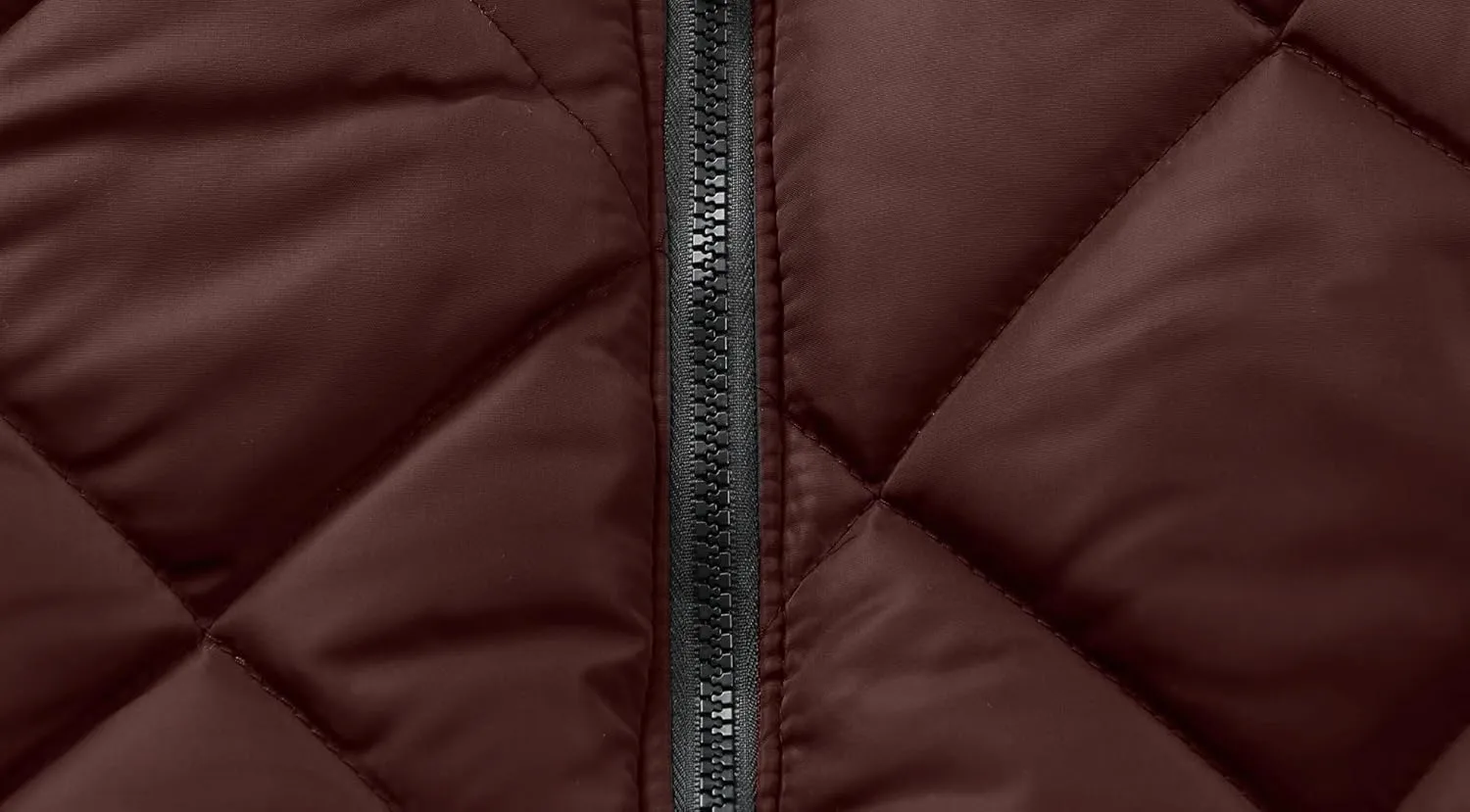 utcoco Mens Quilted Jacket Stand Collar Zip Up Casual Lightweight Down Jacket Winter Coat