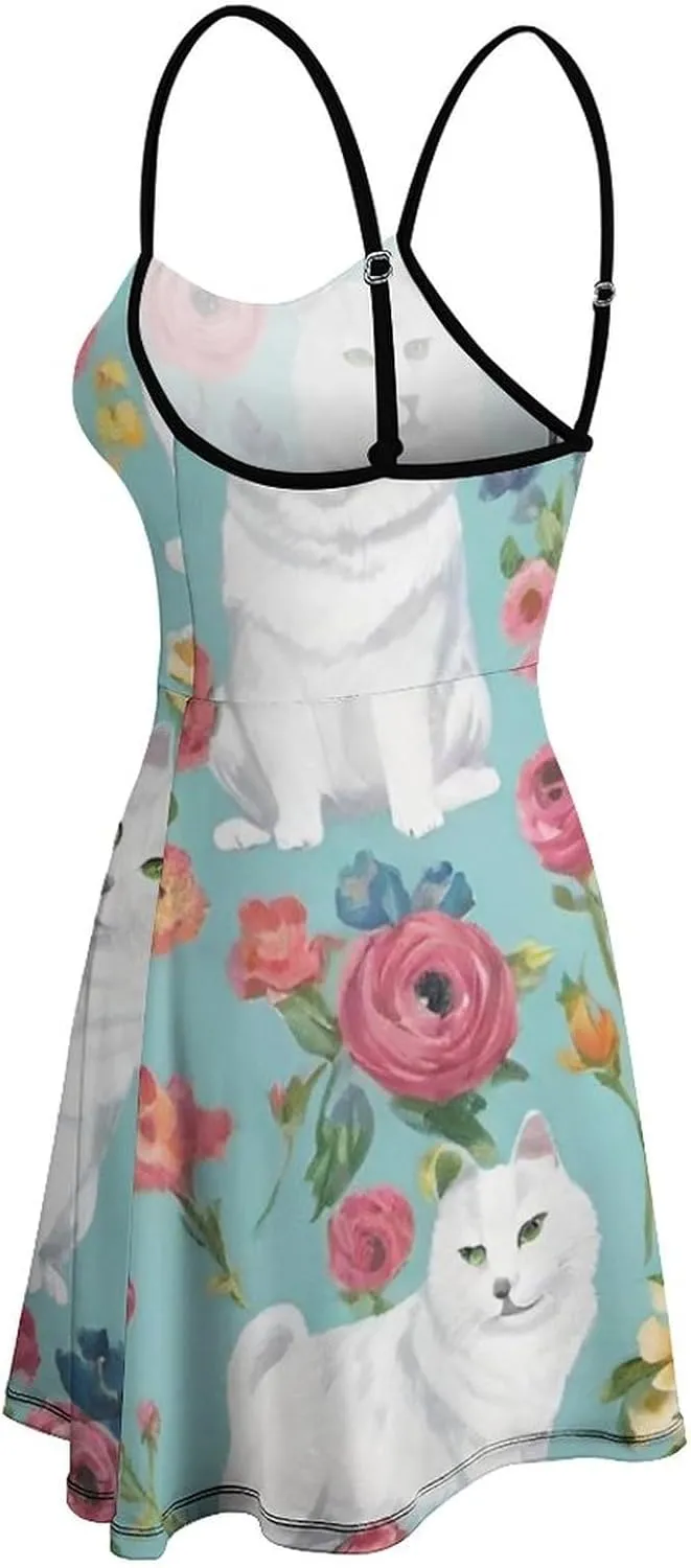 Women Ladies Summer 2025 Flowy Long Dress for Party Beach Date