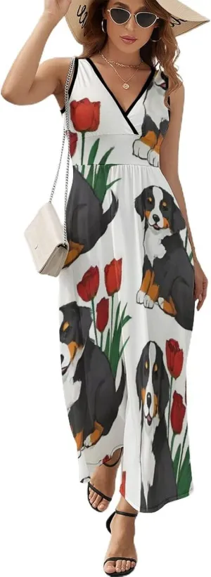 Women Ladies Summer 2025 Flowy Long Dress for Party Beach Date
