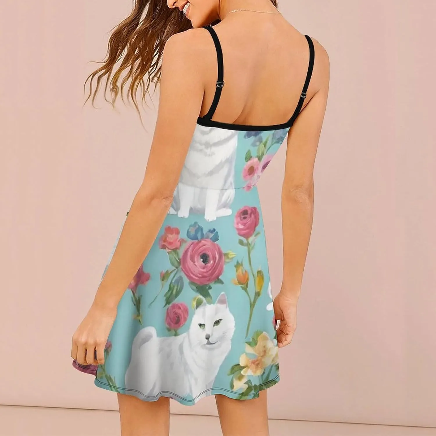 Women Ladies Summer 2025 Flowy Long Dress for Party Beach Date