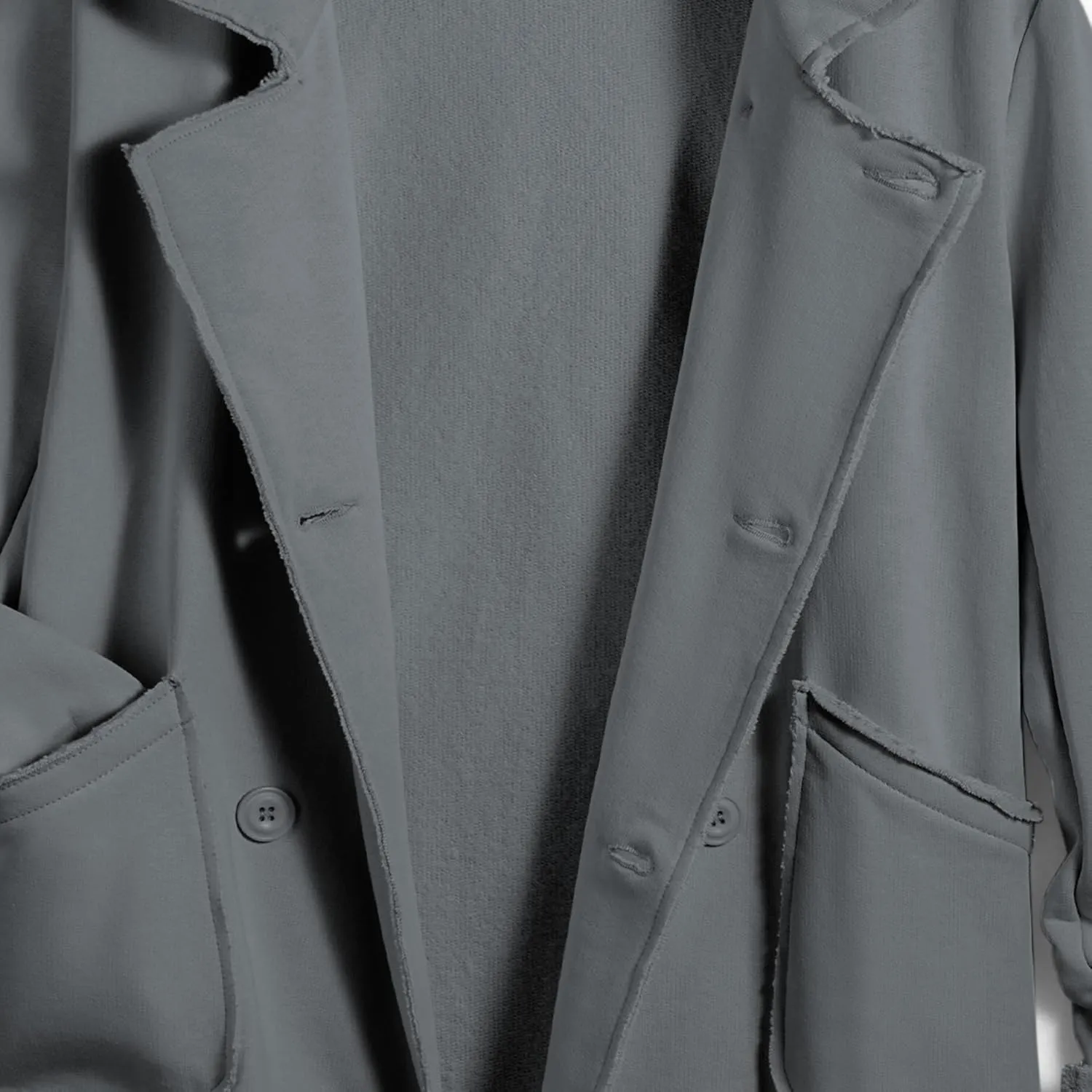Women Warm Pea Coat Notched Lapel Neck Cropped Double Breasted Button Down Trench Overcoat Jackets with Pockets