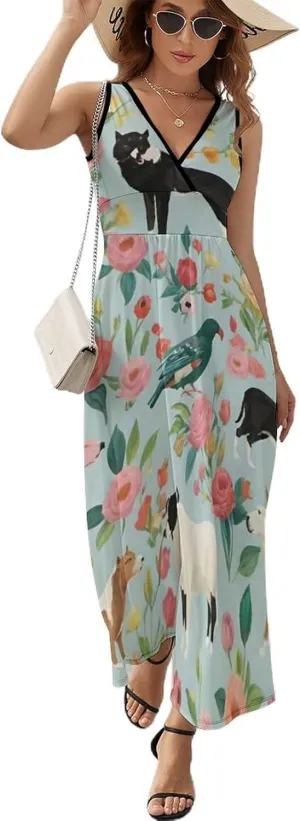 Women's 2025 Summer Loose Flowy Swing Shift Dresses for Vacation Party