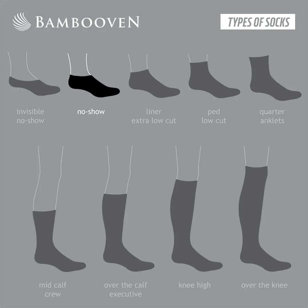 Women's Bamboo Rayo No Show Casual Socks-6 Pairs
