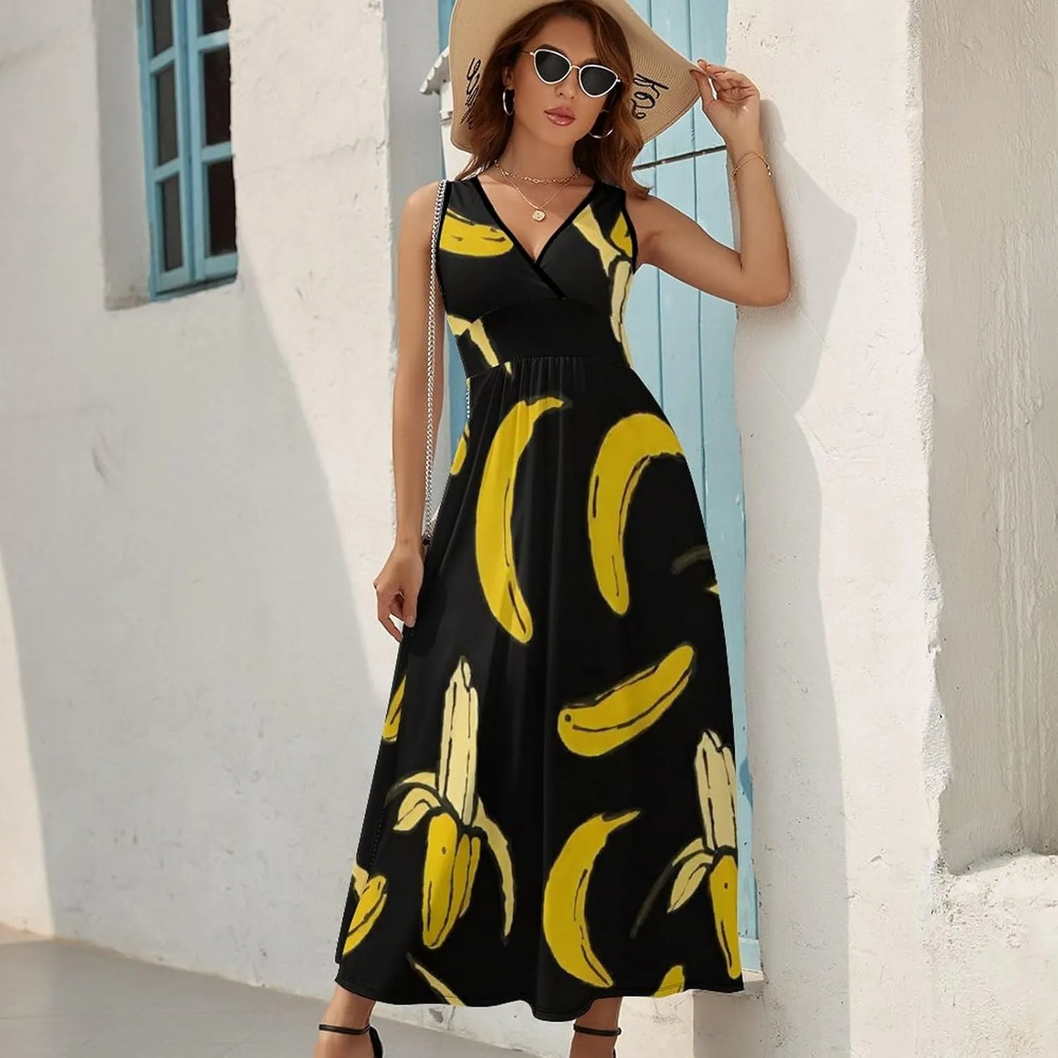 Women's Casual Loose Flowy Swing Shift Dresses for Vacation Party Wedding