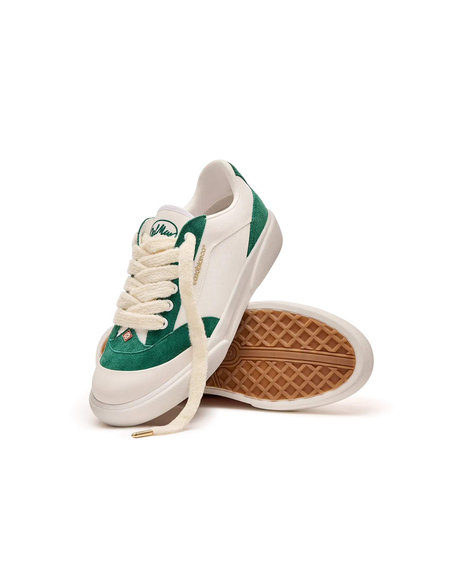 Women's Del Mar White & Green Sneaker