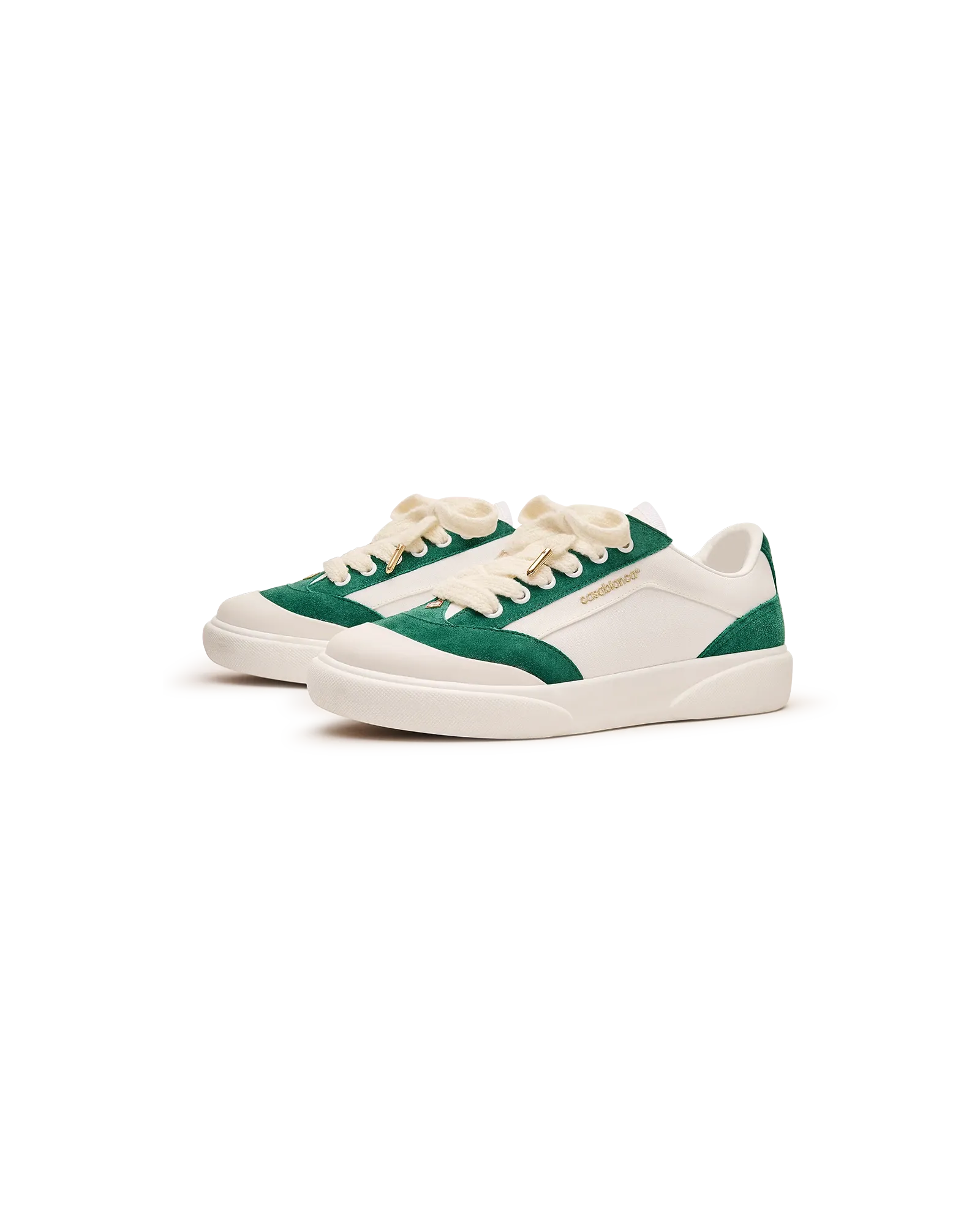 Women's Del Mar White & Green Sneaker