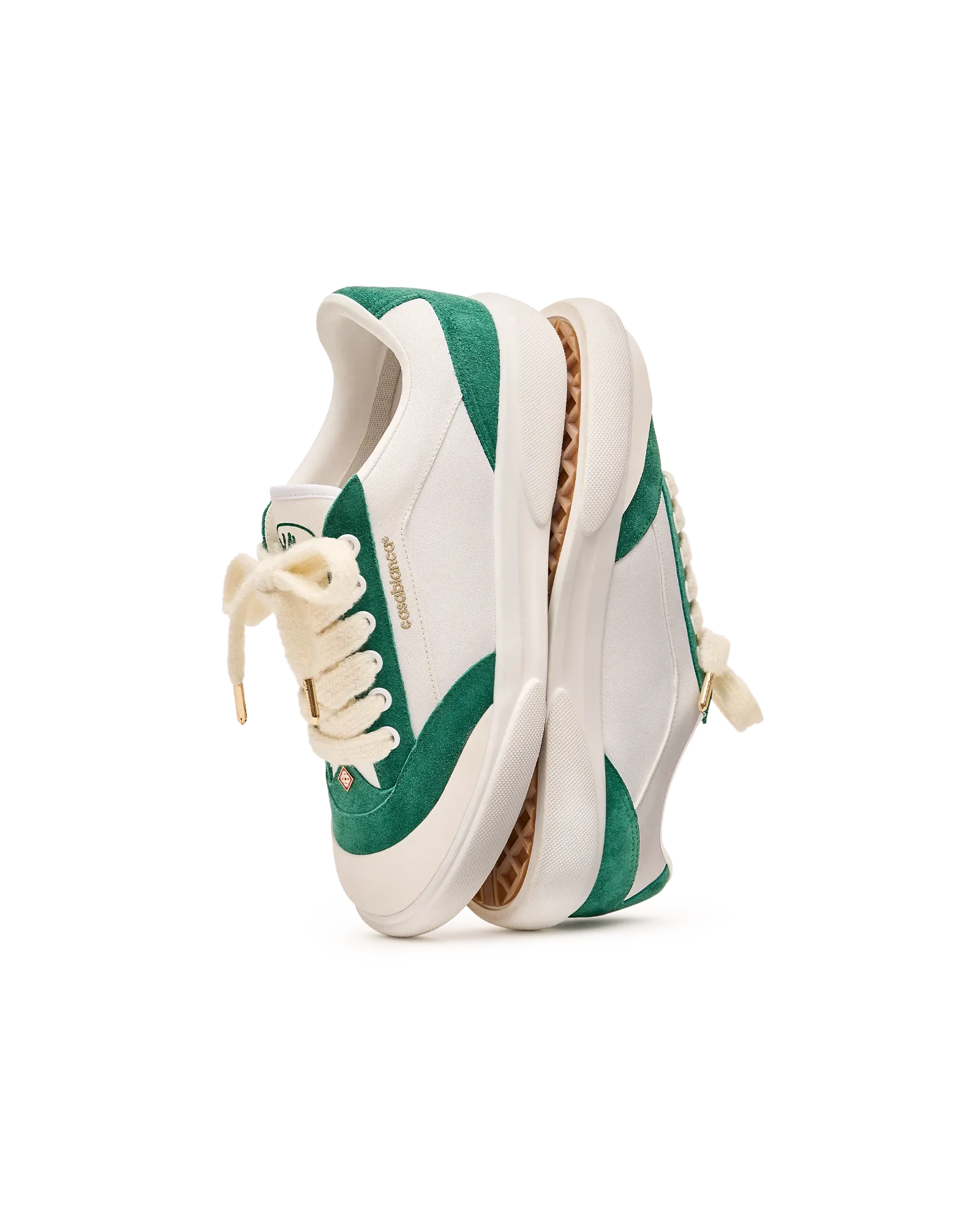 Women's Del Mar White & Green Sneaker