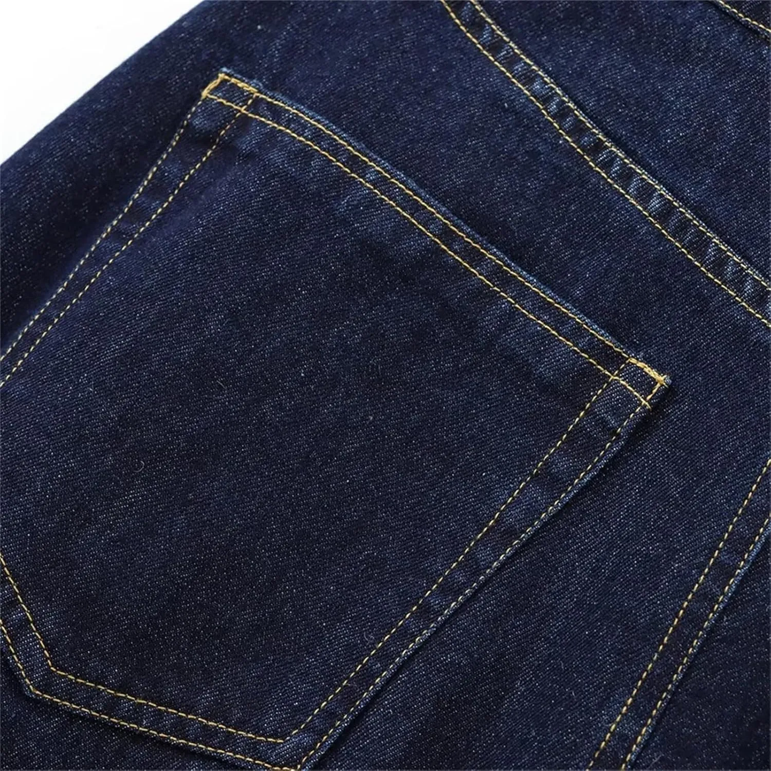Women's High-Waist Denim Skirt Casual Midi A-Line Jean Skirt