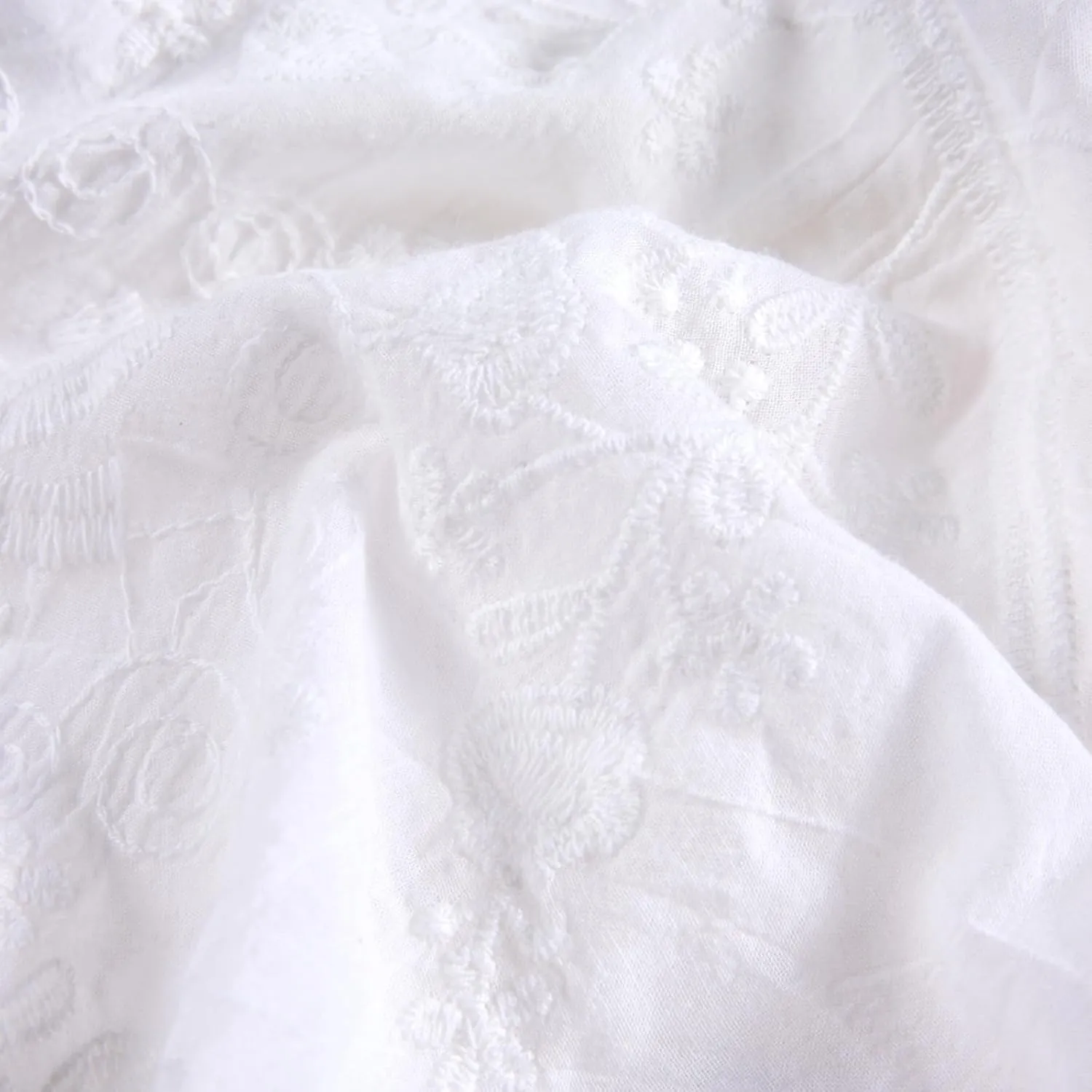 Womens Long Sleeve Shirt V Neck Hollow Embroidered Tops Button Front Blouse Casual Loose Dressy Shirts