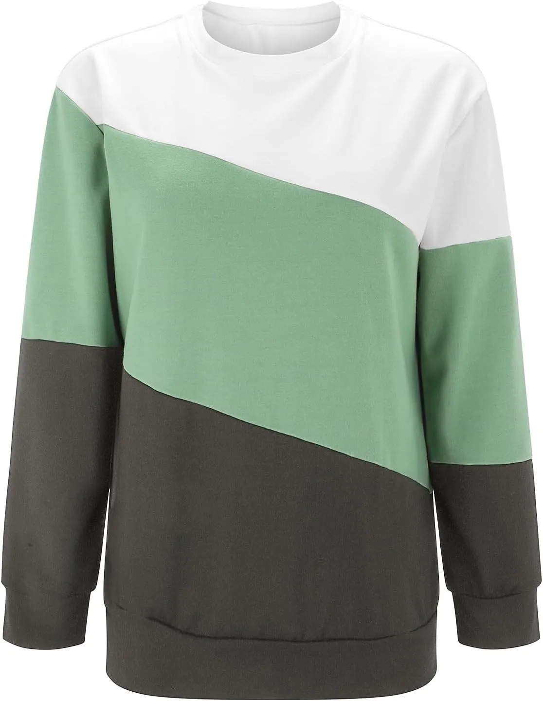 Womens Oversized Sweatshirts Fall Crewneck Long Sleeve Pullover Sweatshirt Trendy Lightweight Outdoors Tops